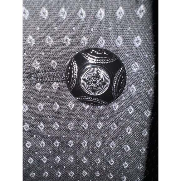 NWT Etcetera Designer Classic Black White Polka Dot Blazer Jacket Office Siren - Picture 5 of 16